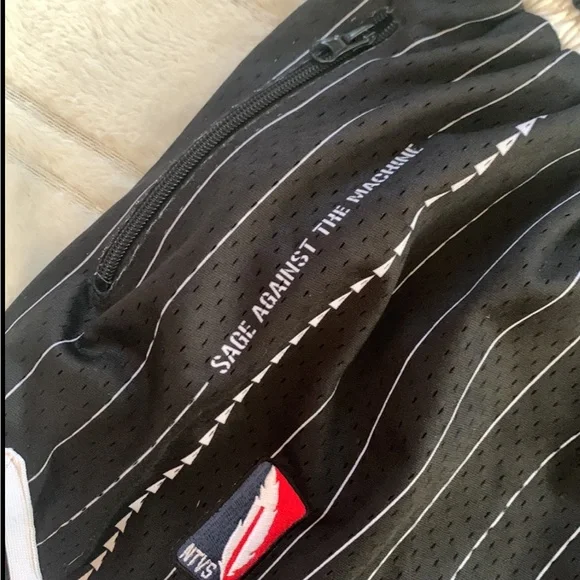 The NTVS Black and White Basketball Shorts - Picture 2 of 6